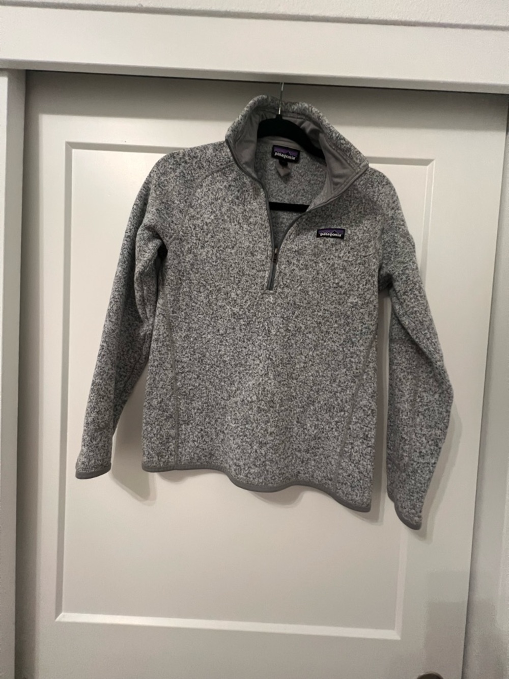 Patagonia Better Sweater 1/4 Zip Pullover Gray Women’s Small - Picture 3 of 9
